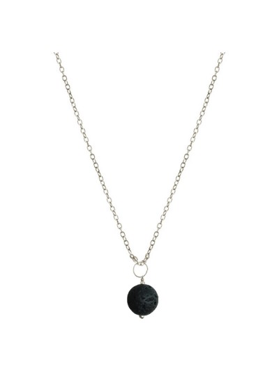 Long Chain Lava Stone Stylish Pendants